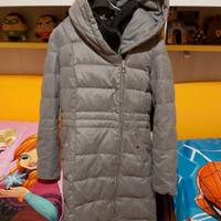 piumino lungo in piuma d'oca