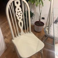 Sedie in legno panna