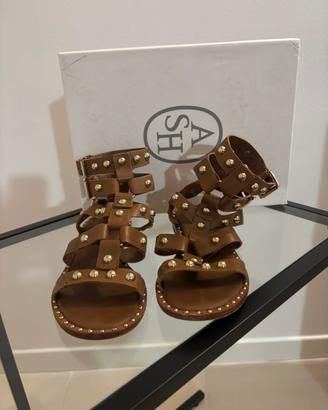 Sandalo ASH con borchie cuoio