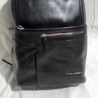 zaino piquadro nero in pelle 