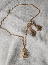 set 2 pezzi gioielli stile arabo