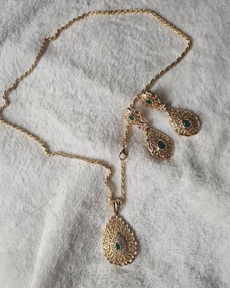 set 2 pezzi gioielli stile arabo