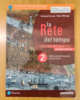 Libro La rete del tempo 2, corso di storia 