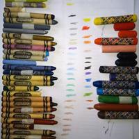 Set di pastelli a cera di varie marche
