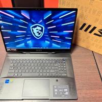 Msi stealth GS77 RTX 3080TI 32GB RAM 17.3 pollici!