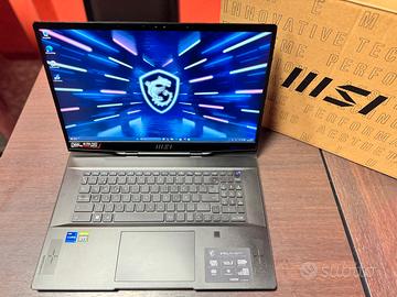 Msi stealth GS77 RTX 3080TI 32GB RAM 17.3 pollici!