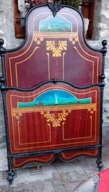 Letto in ferro antico