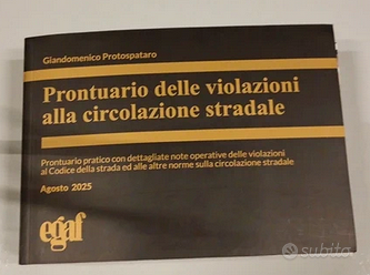 Prontuario delle violazioni alla circolazione