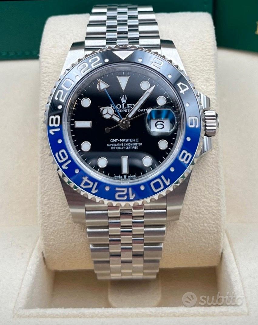 Rolex Gmt master 2 Batman Abbigliamento e Accessori In vendita a Torino