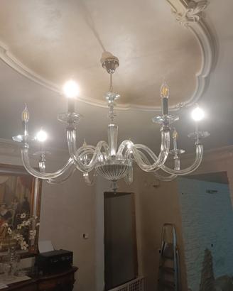 lampadario in cristallo 