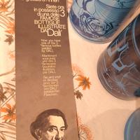 bottiglie Dalì rosso antico da collezione