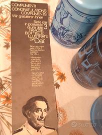 bottiglie Dalì rosso antico da collezione