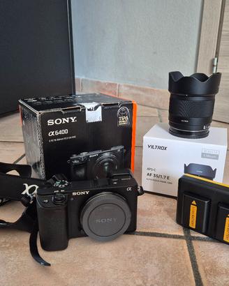 Sony a6400 + obiettivo Viltrox AF 35mm/1.7