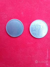 Tondello non coniato 100 Lire Minerva 