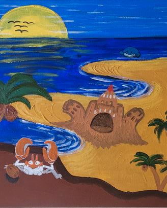 quadro dipinto a mano arte moderna pokemon 