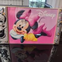 Cornice argento Minnie nuova senza scatola