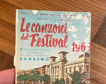Libro collezione le canzoni festival sanremo 1963