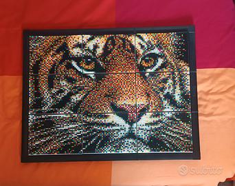 Pixel art Quercetti tigre 