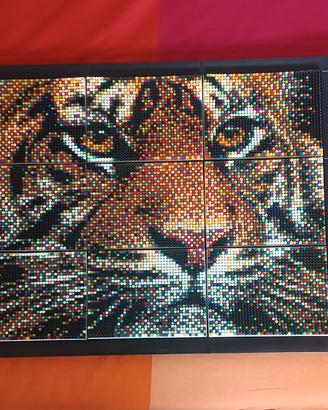 Pixel art Quercetti tigre 