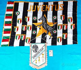 Bandiere e gagliardetto Juventus anni '70