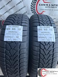 2 PNEUMATICI 185/65 R15 UNIROYAL INVERNALI KM0