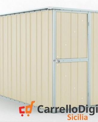 deposito per attrezzi da giardino 175x307 avorio