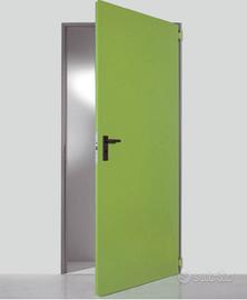 Porta in lamiera multiuso ninz garage cantina l.80