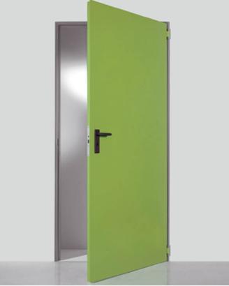 Porta in lamiera multiuso ninz garage cantina l.80