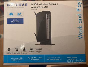 Router Modem Netgear N300 Wireless DGN2200