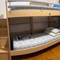 Camera con letto a castello