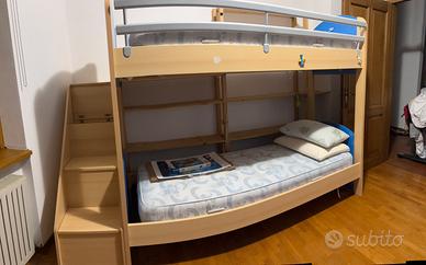 Camera con letto a castello