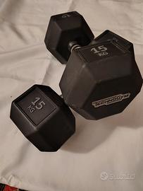 Manubri Technogym coppia da 15 kg