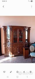 mobile vetrina in legno 