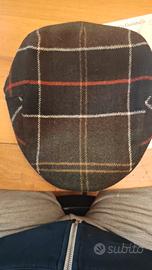 Cappello Barbour Galligale tartan flat cap