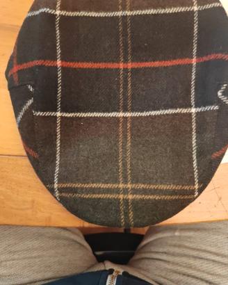 Cappello Barbour Galligale tartan flat cap