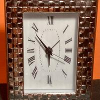 Orologio Tavolo Laminato Argento  ROSONE DI OSTUNI