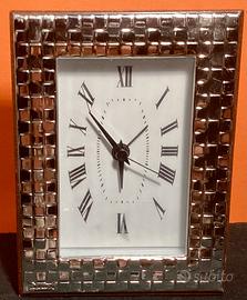 Orologio Tavolo Laminato Argento  ROSONE DI OSTUNI