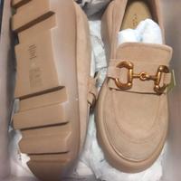 NUOVI MOCASSINI TOSCA BLU N.36 PELLE