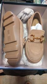 NUOVI MOCASSINI TOSCA BLU N.36 PELLE