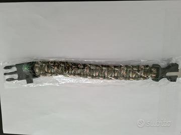 BRACCIALETTO SOPRAVVIVENZA PARACORD