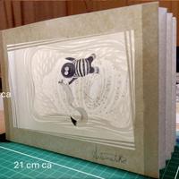 Libretto d'artista o Tunnel Book In carta