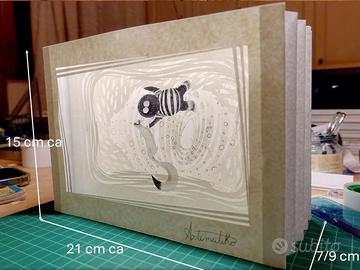 Libretto d'artista o Tunnel Book In carta