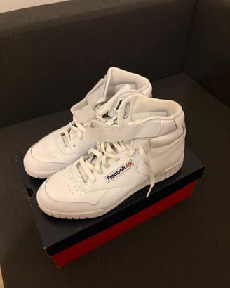 Scarpe Reebok Ex-O-Fit Hi bianche 42 – quasi nuo