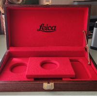 Scatola box Leica in legno  palissandro 