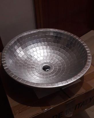 Lavabo a MOSAICO ARGENTO – Nuovo
