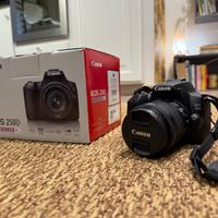 Canon EOS 250D + obiettivi + cavalletto