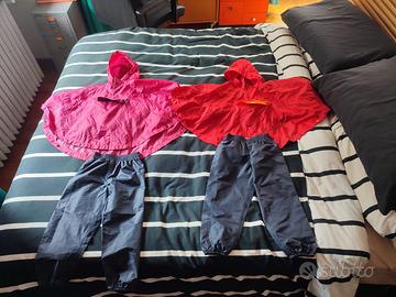 Mantellina - Pantaloni impermeabili bimbe