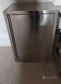 tavolo lavandino pensile inox