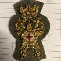 Fregio croce rossa esercito italiano