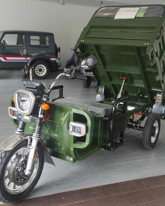 MOTOCARRO TRICICLO ELETTRICO CASSONE RIBALTABILE A